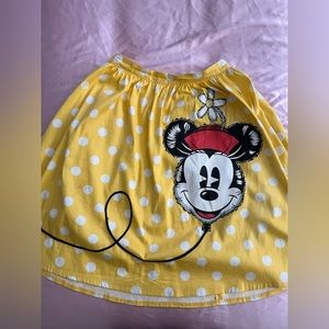 Loungefly Stitch Shoppe Yellow Minnie Mouse Skirt